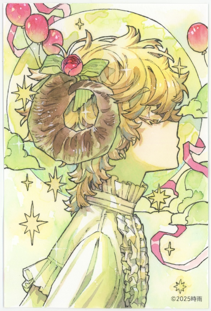 イラスト原画(印刷線画)