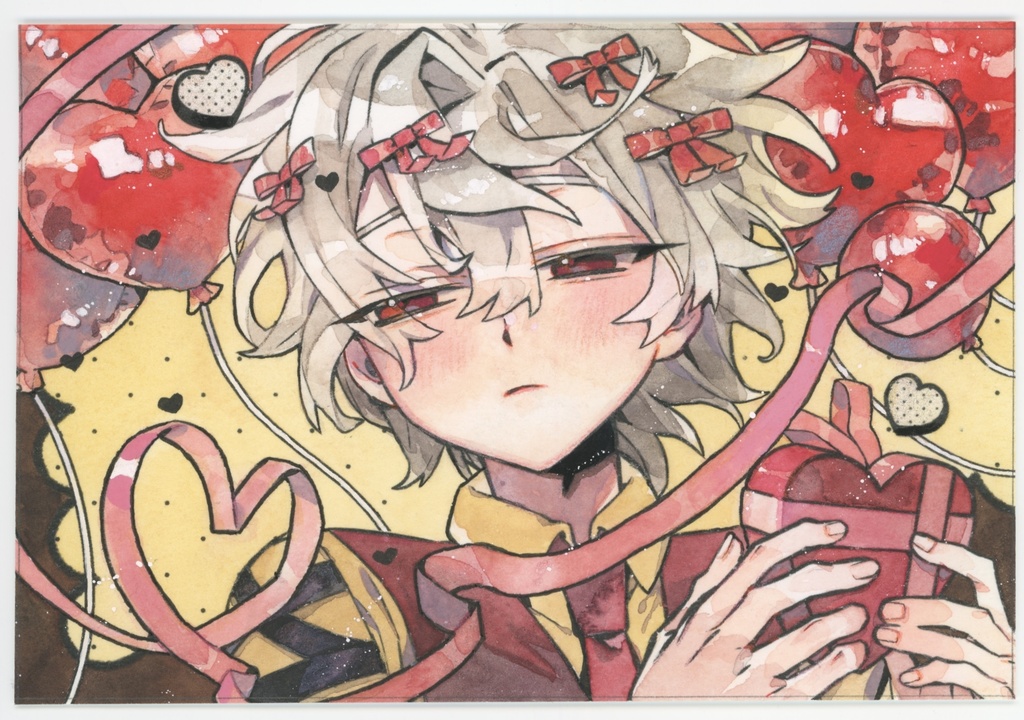 イラスト原画A　アートペーパーフレーム付