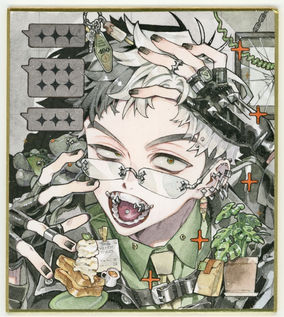 イラスト原画C 色紙