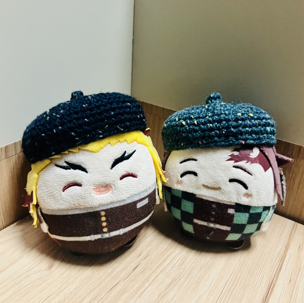 秋冬ツイードベレー帽