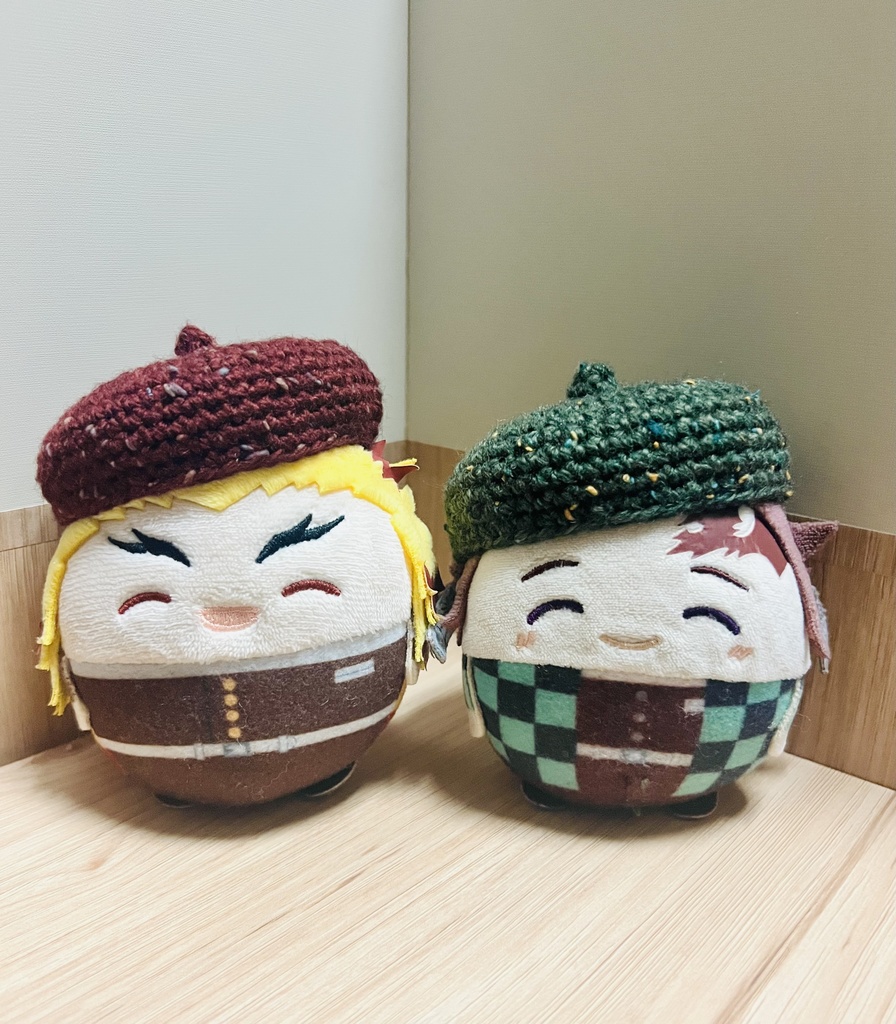 秋冬ツイードベレー帽