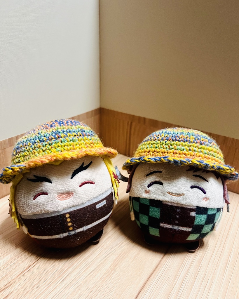 トロピカルなお花の帽子