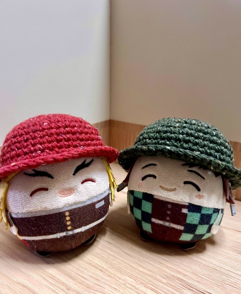 ツイードのシンプルな帽子