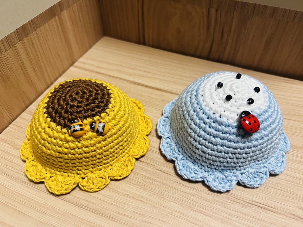 お花の帽子