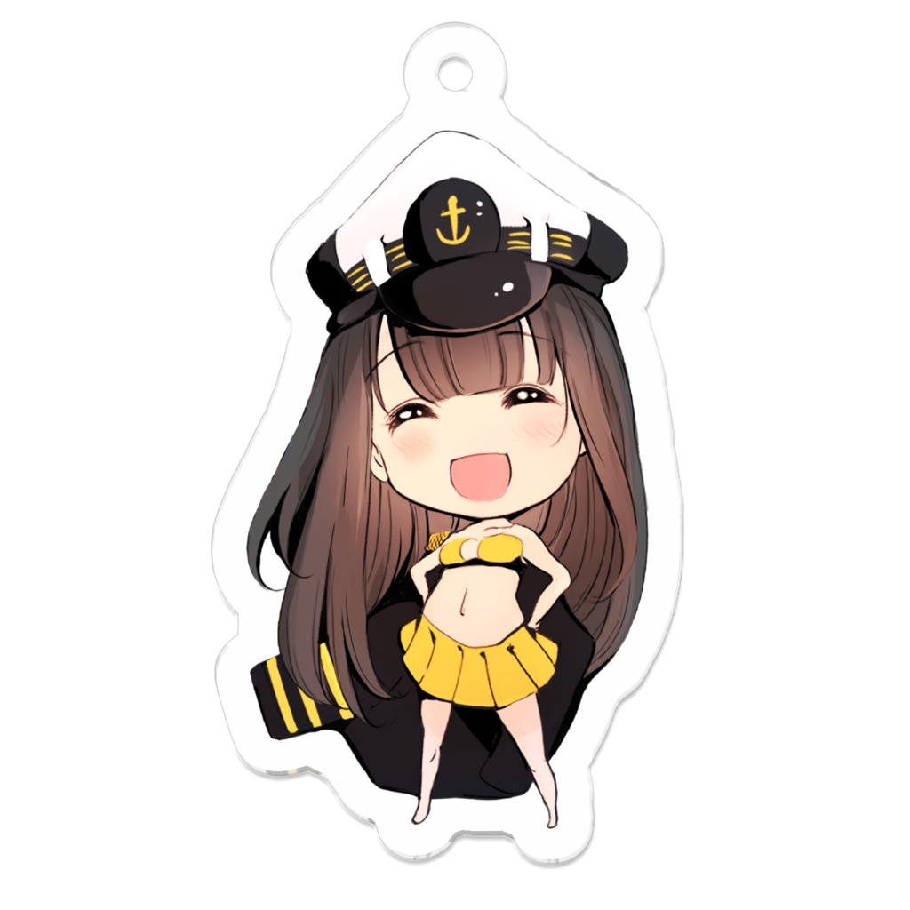 アクリルキーホルダーSD笑顔