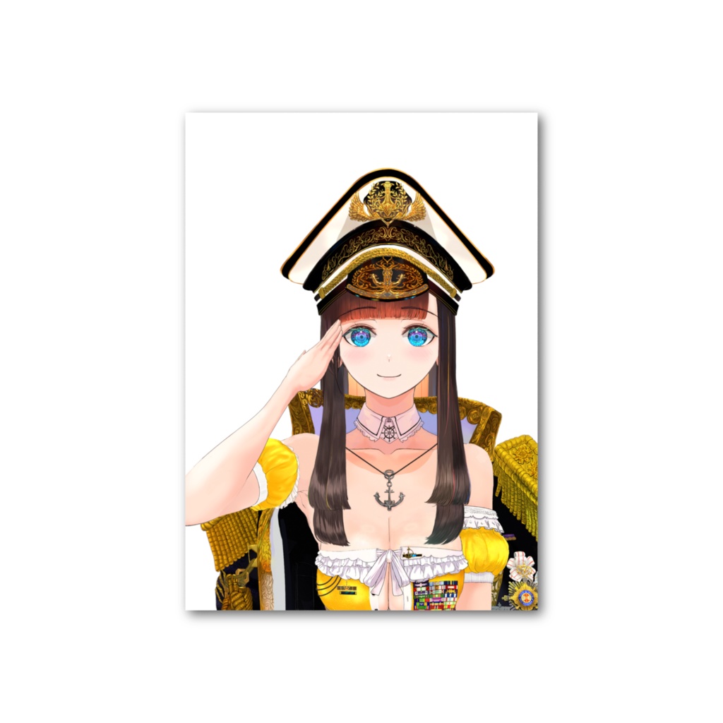 敬礼フォトカード