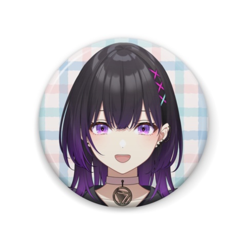 【黒なぎ&サンタ】北条なぎさ 黒なぎver 缶バッジ（57mm）