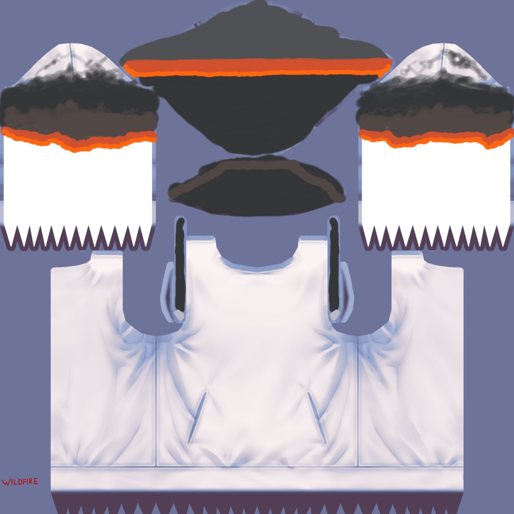 Vroid (Beta ver) WILDFIRE Hoodie