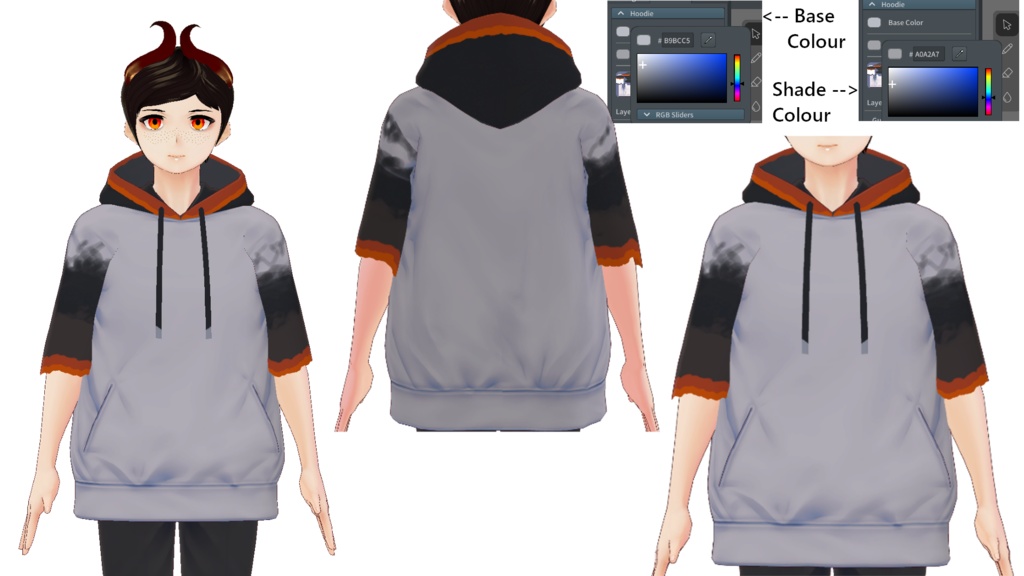 Vroid (Beta ver) WILDFIRE Hoodie