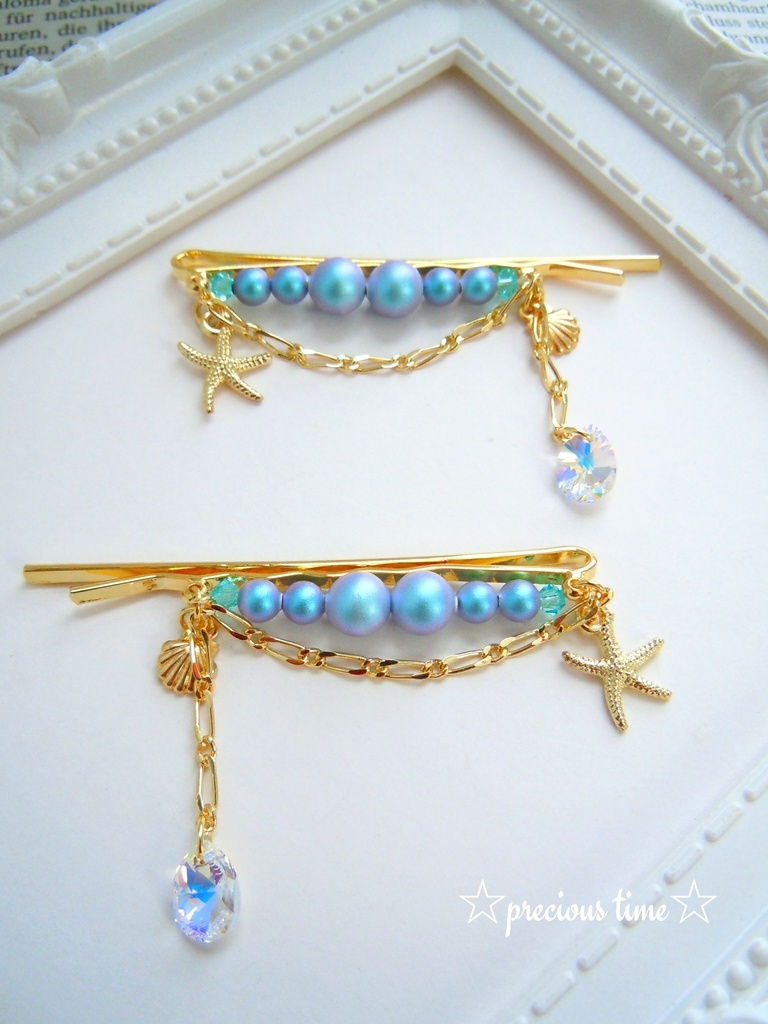 人魚姫の髪飾り