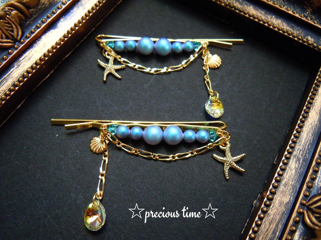 人魚姫の髪飾り