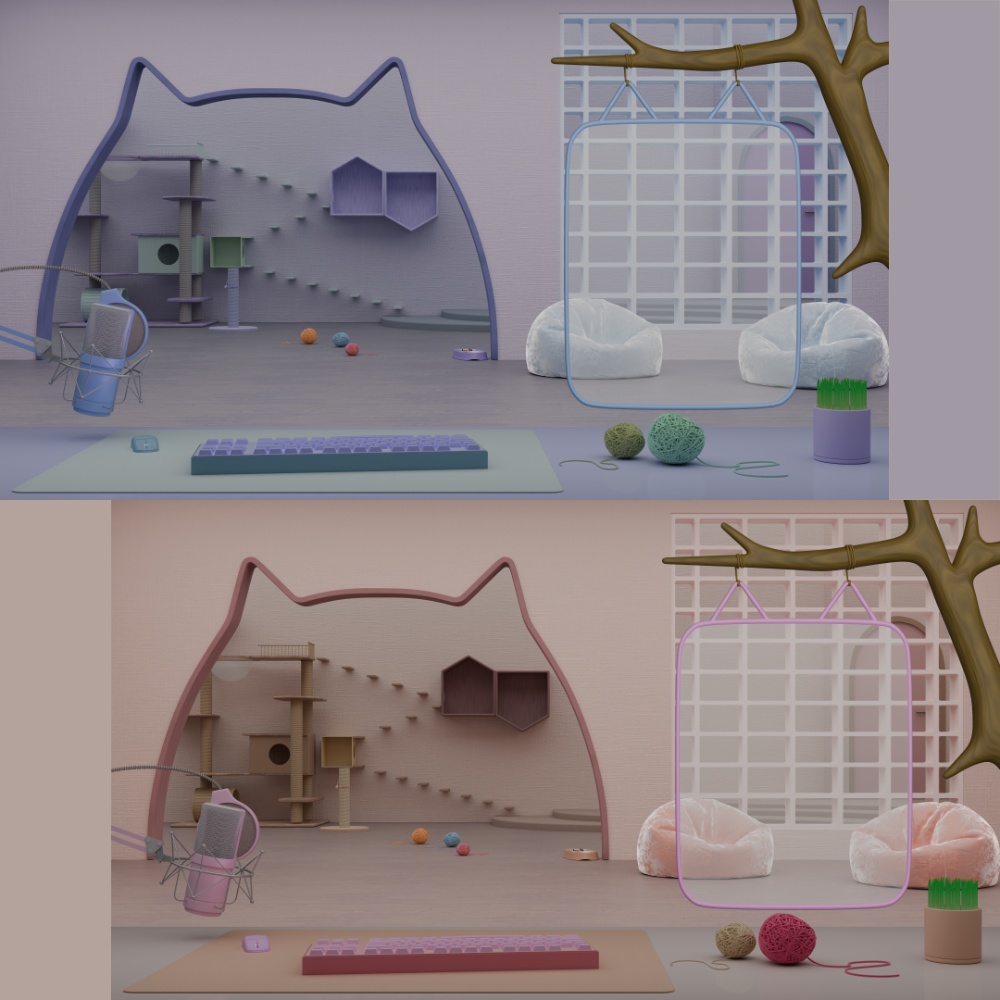 ᓚᘏᗢ{配信背景/Vtuber Live Background} Cat_Room /ᐠ。ꞈ。ᐟ\