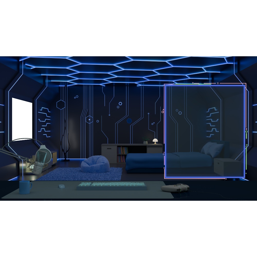 {配信背景/Vtuber Live Background} Neon_Room