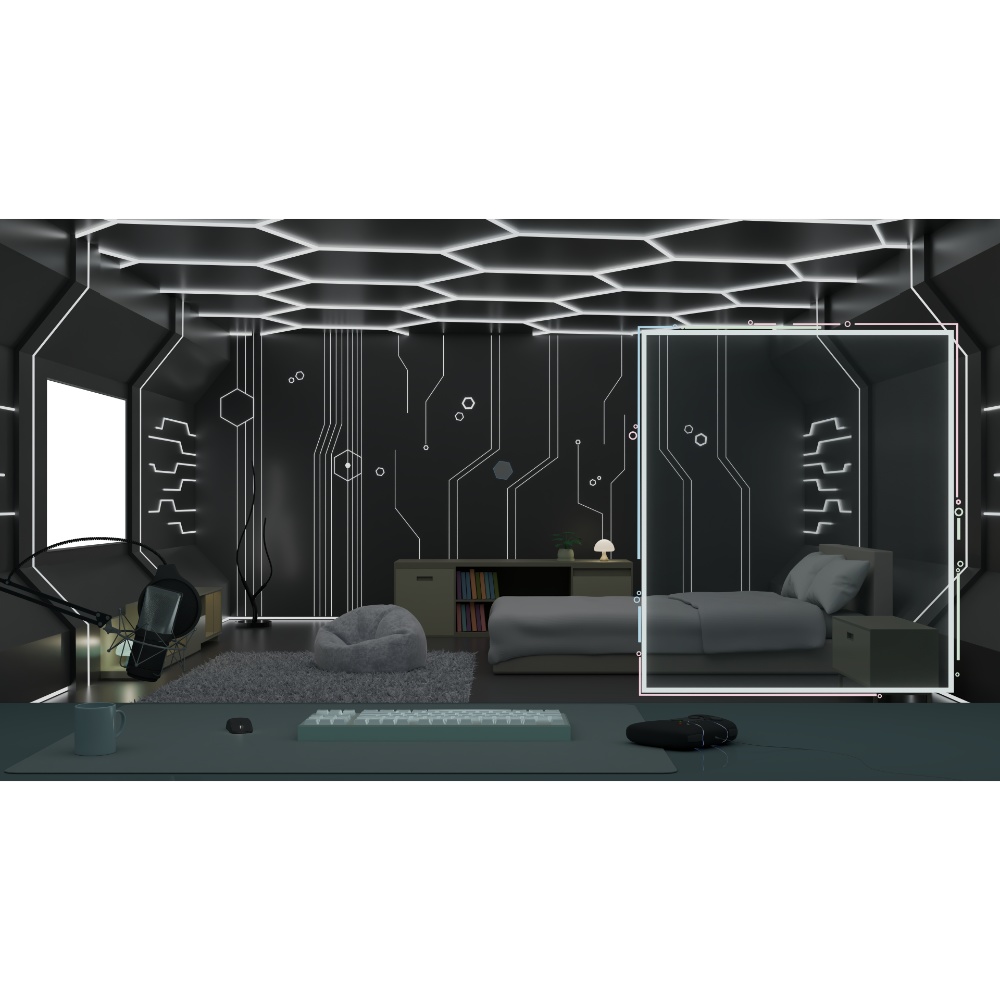 {配信背景/Vtuber Live Background} Neon_Room