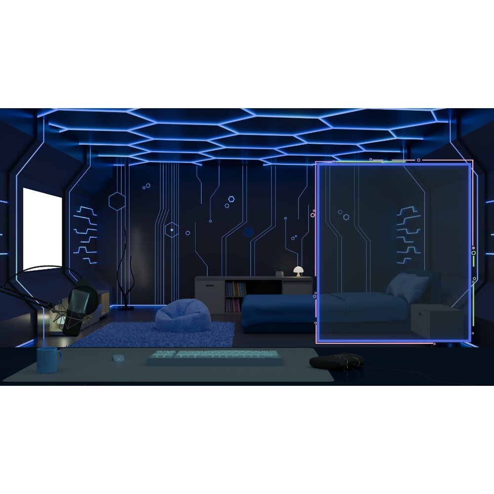 {配信背景/Vtuber Live Background} Neon_Room