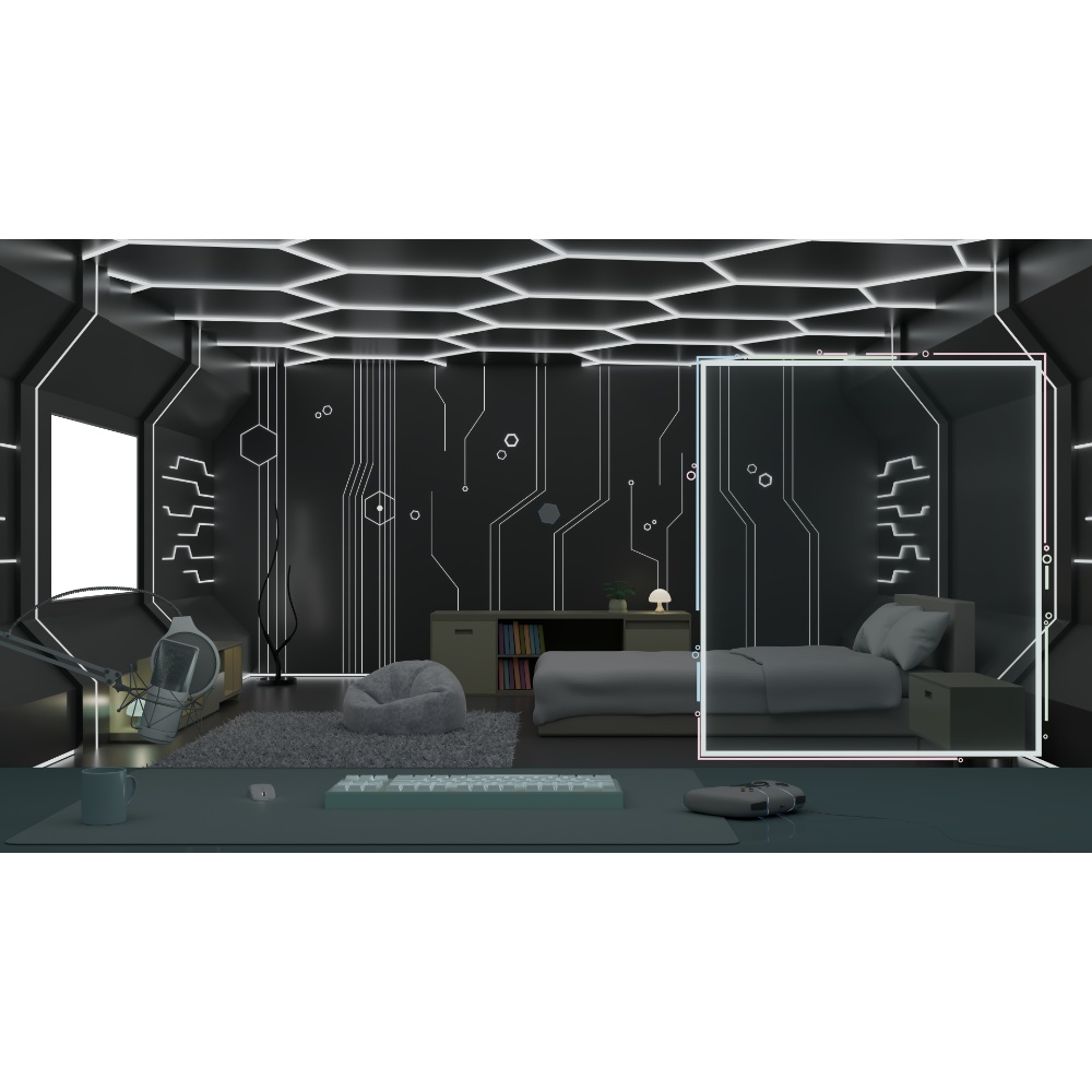 {配信背景/Vtuber Live Background} Neon_Room