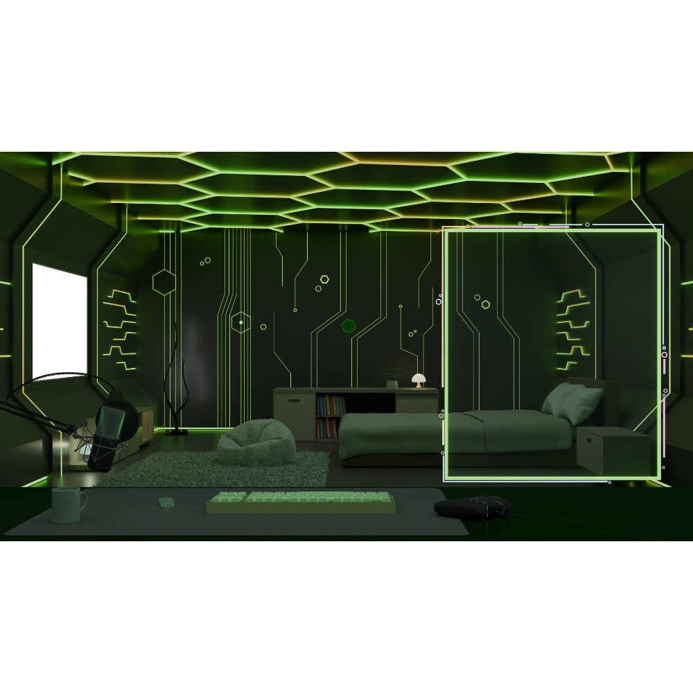 {配信背景/Vtuber Live Background} Neon_Room