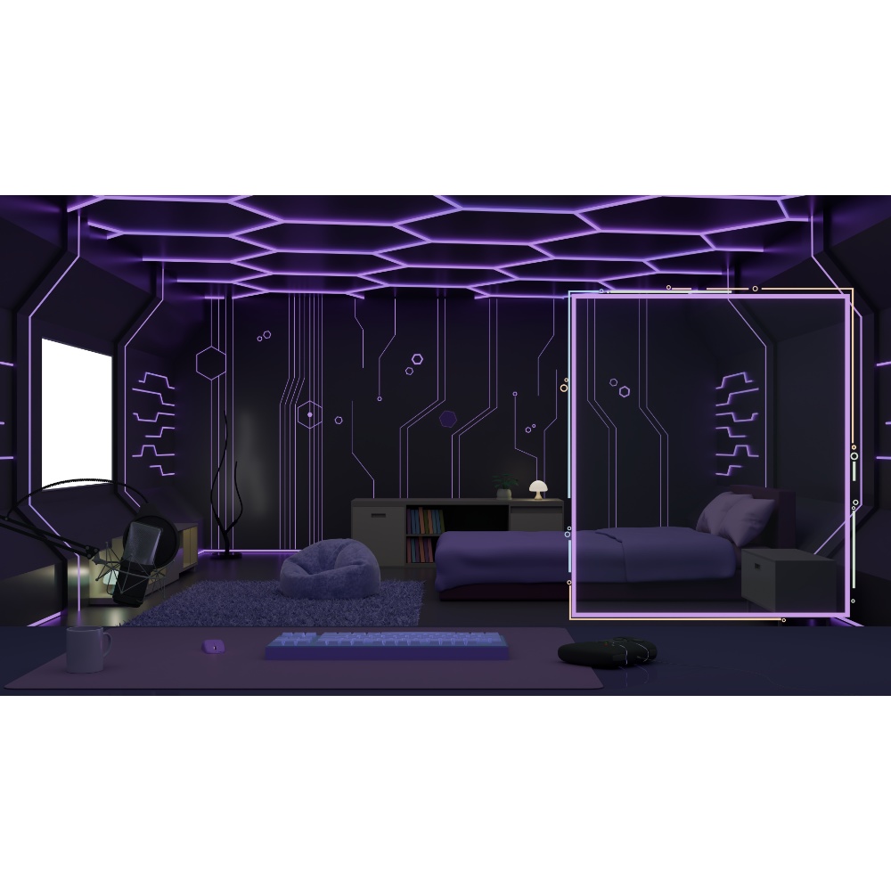 {配信背景/Vtuber Live Background} Neon_Room