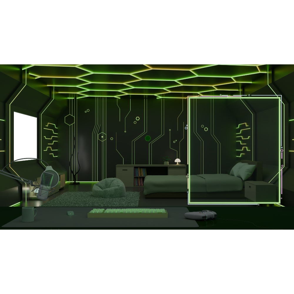 {配信背景/Vtuber Live Background} Neon_Room