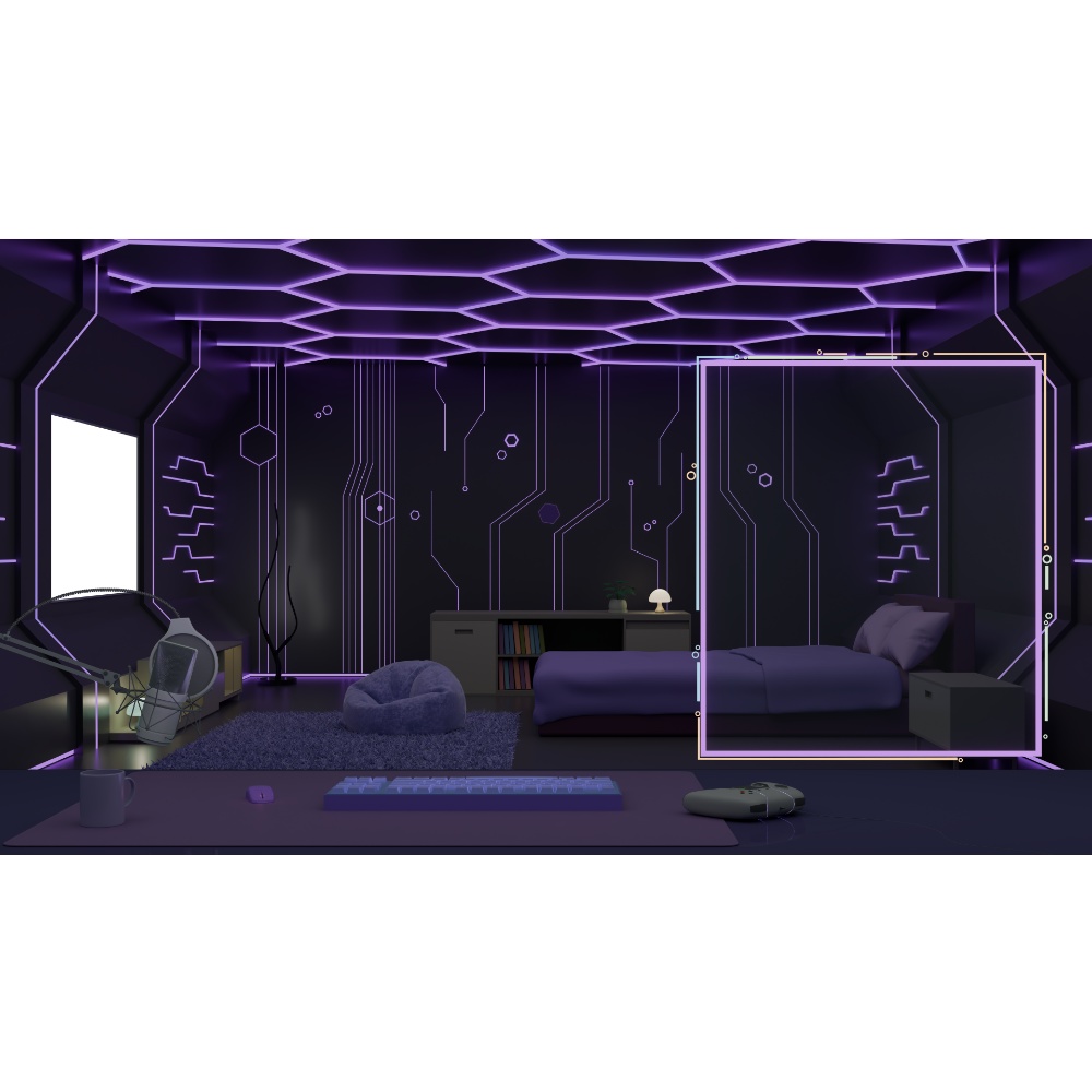 {配信背景/Vtuber Live Background} Neon_Room