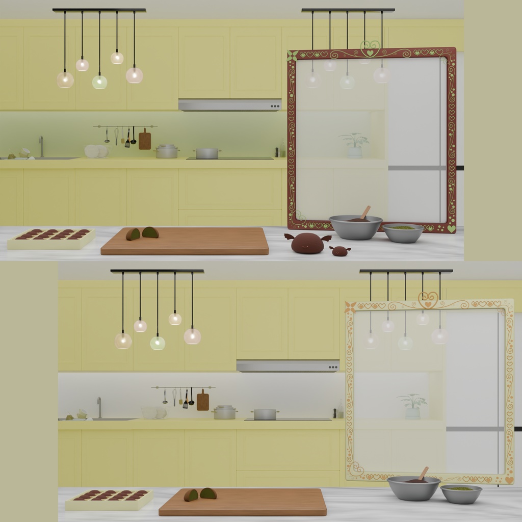 {配信背景}バレンタイン・ドゥッチョンク・キッチン 🍫💝 🧆두쫀쿠 키친🧆