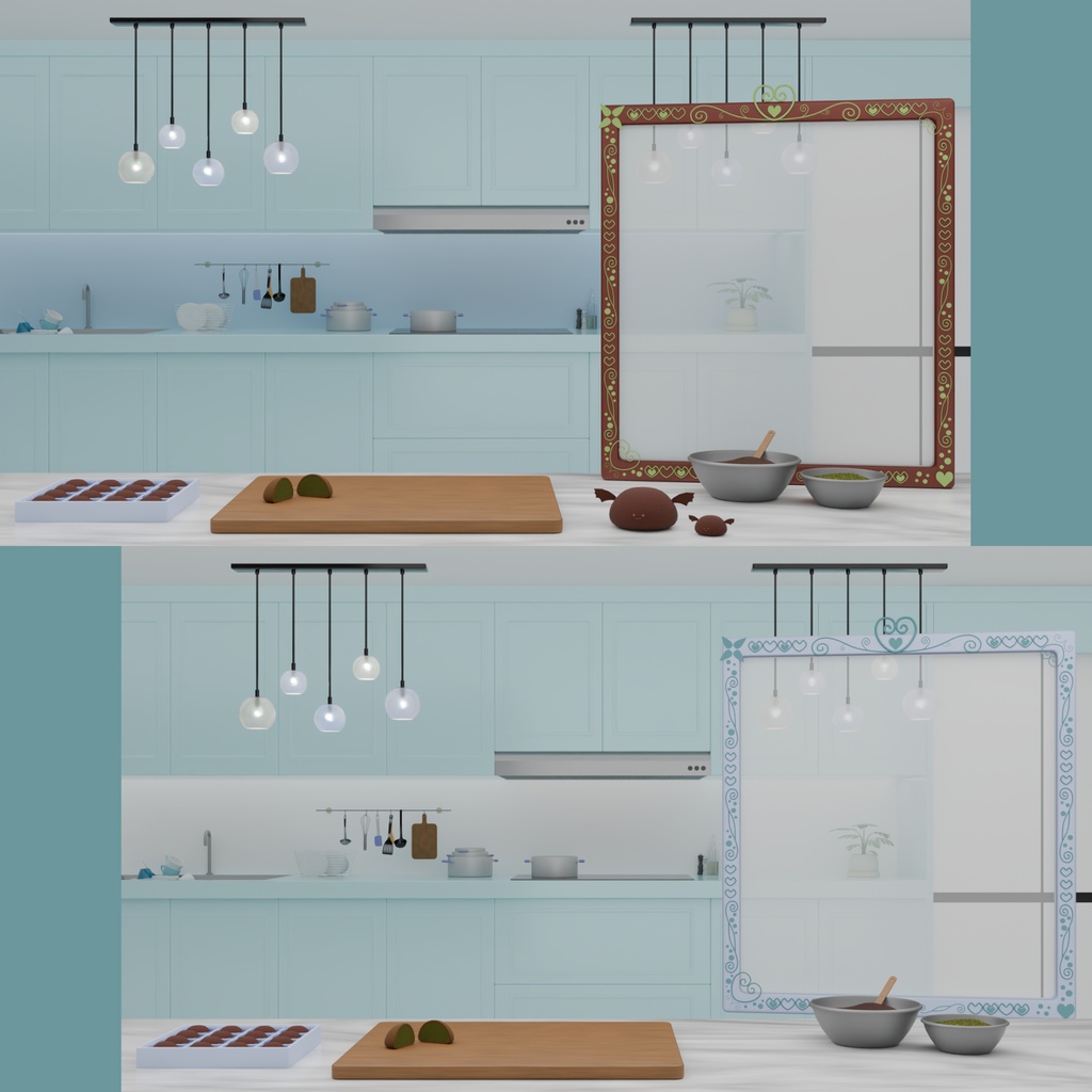 {配信背景}バレンタイン・ドゥッチョンク・キッチン 🍫💝 🧆두쫀쿠 키친🧆