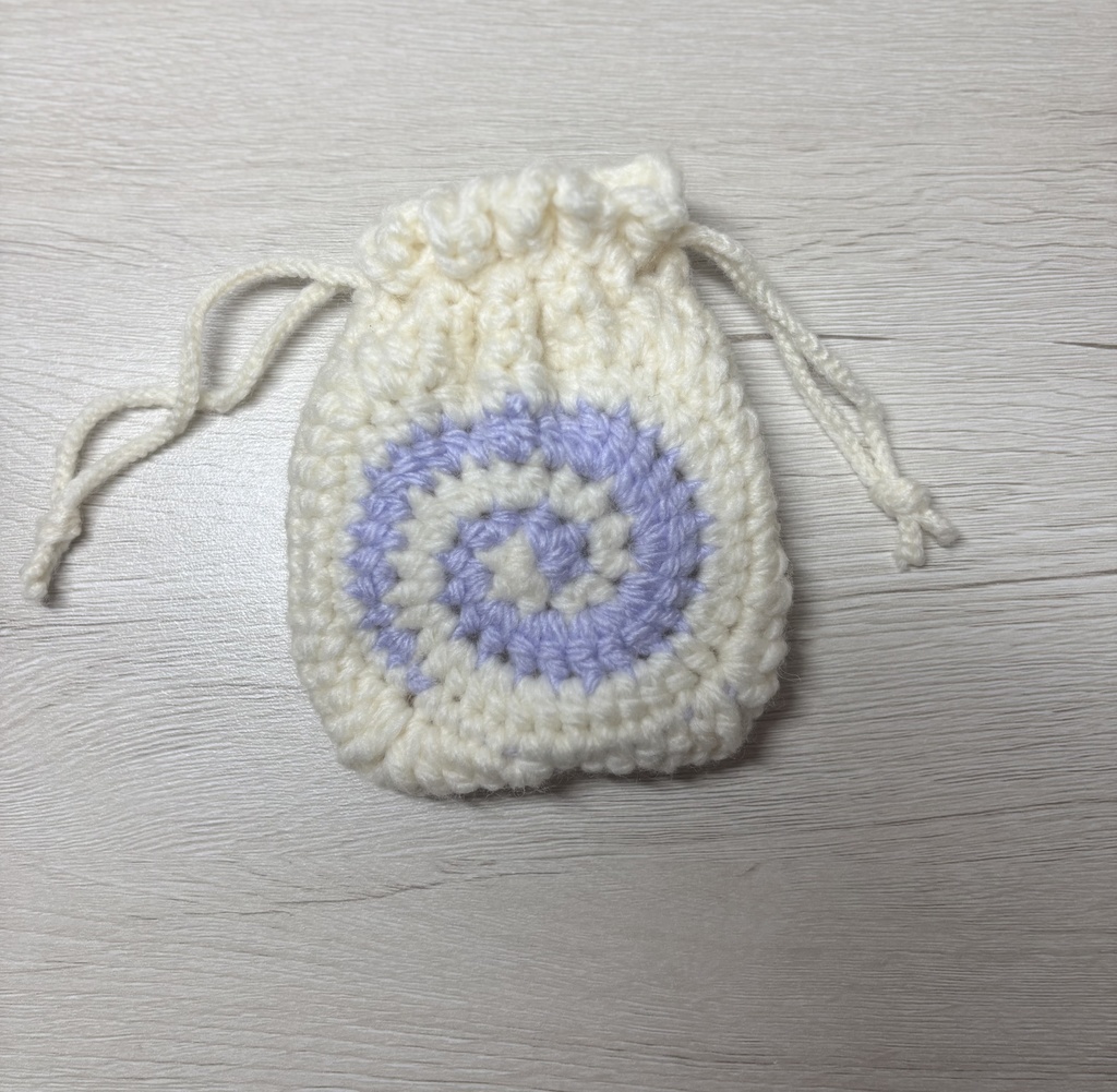 ぐるぐる巾着(パープル)