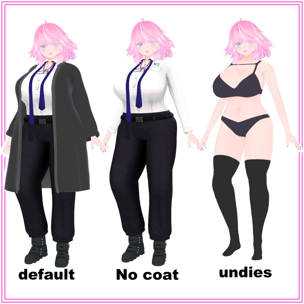 オリジナル3Dモデル「シルタ」V1.1