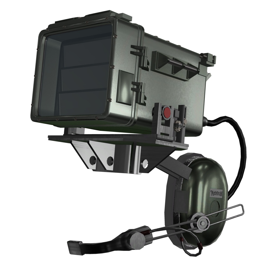 帽子型ライトギミック 74式携帯投光器