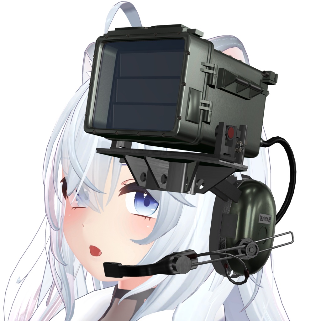 帽子型ライトギミック 74式携帯投光器