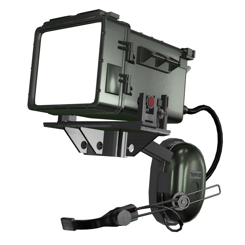 帽子型ライトギミック 74式携帯投光器