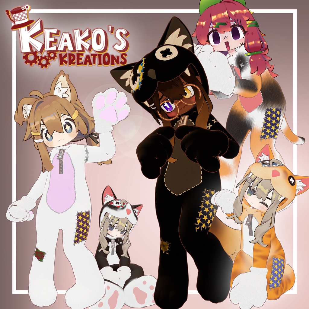 Keako Kreations - Cat Onesie for Mamehinata