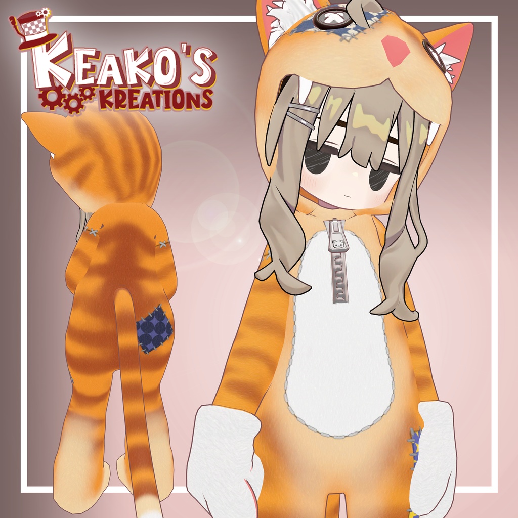 Keako Kreations - Cat Onesie for Mamehinata