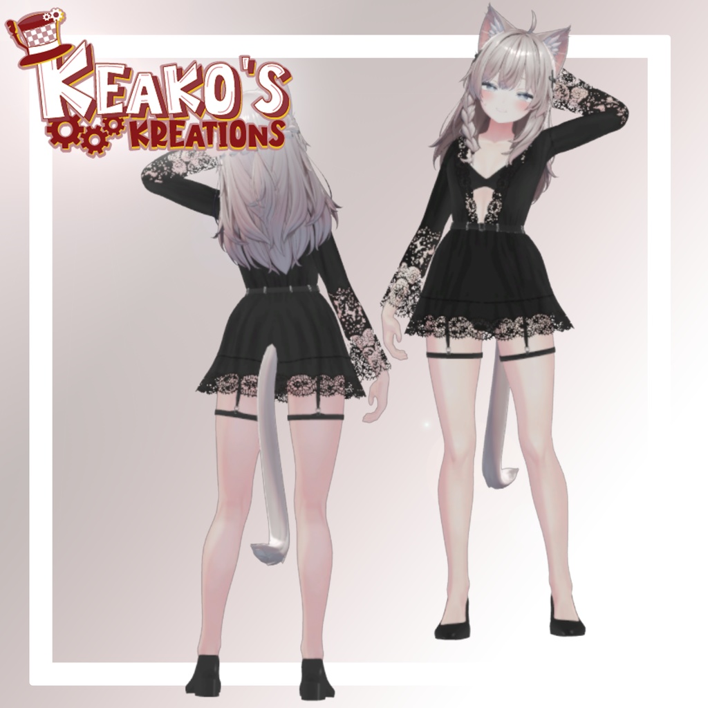 ✨ Elegant Lace Dress 【 4 Current Bases Supported 】 ✨