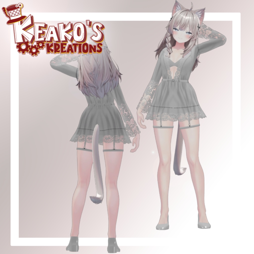 ✨ Elegant Lace Dress 【 4 Current Bases Supported 】 ✨