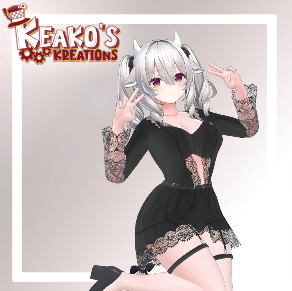 ✨ Elegant Lace Dress 【 4 Current Bases Supported 】 ✨