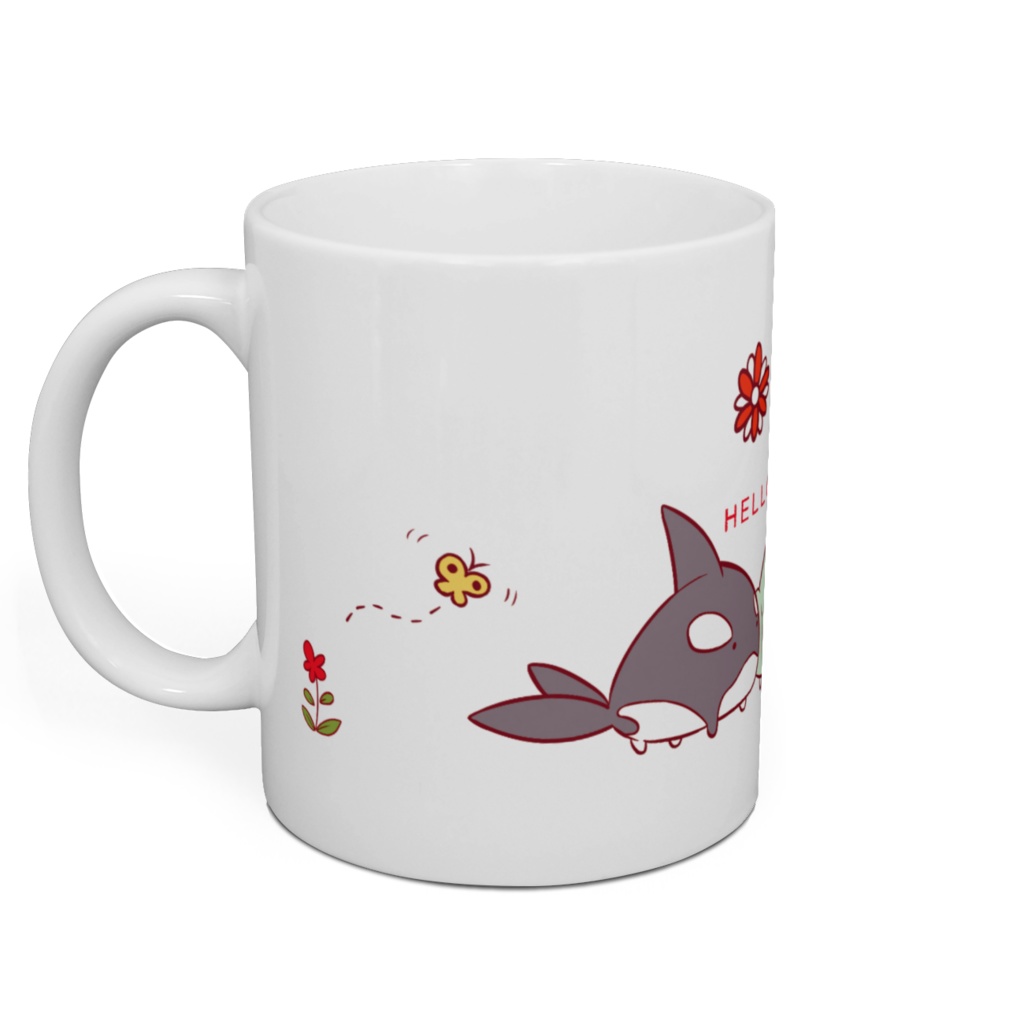 サメくん達のはろーマグカップ