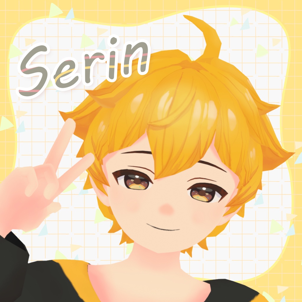 【オリジナル3Dモデル】Serin（セリン）