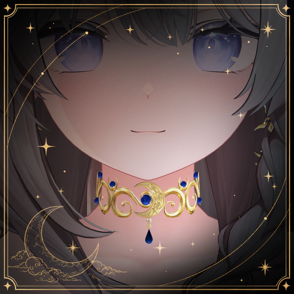 ★無料★NocturneMoonChoker~月と星のチョーカー~