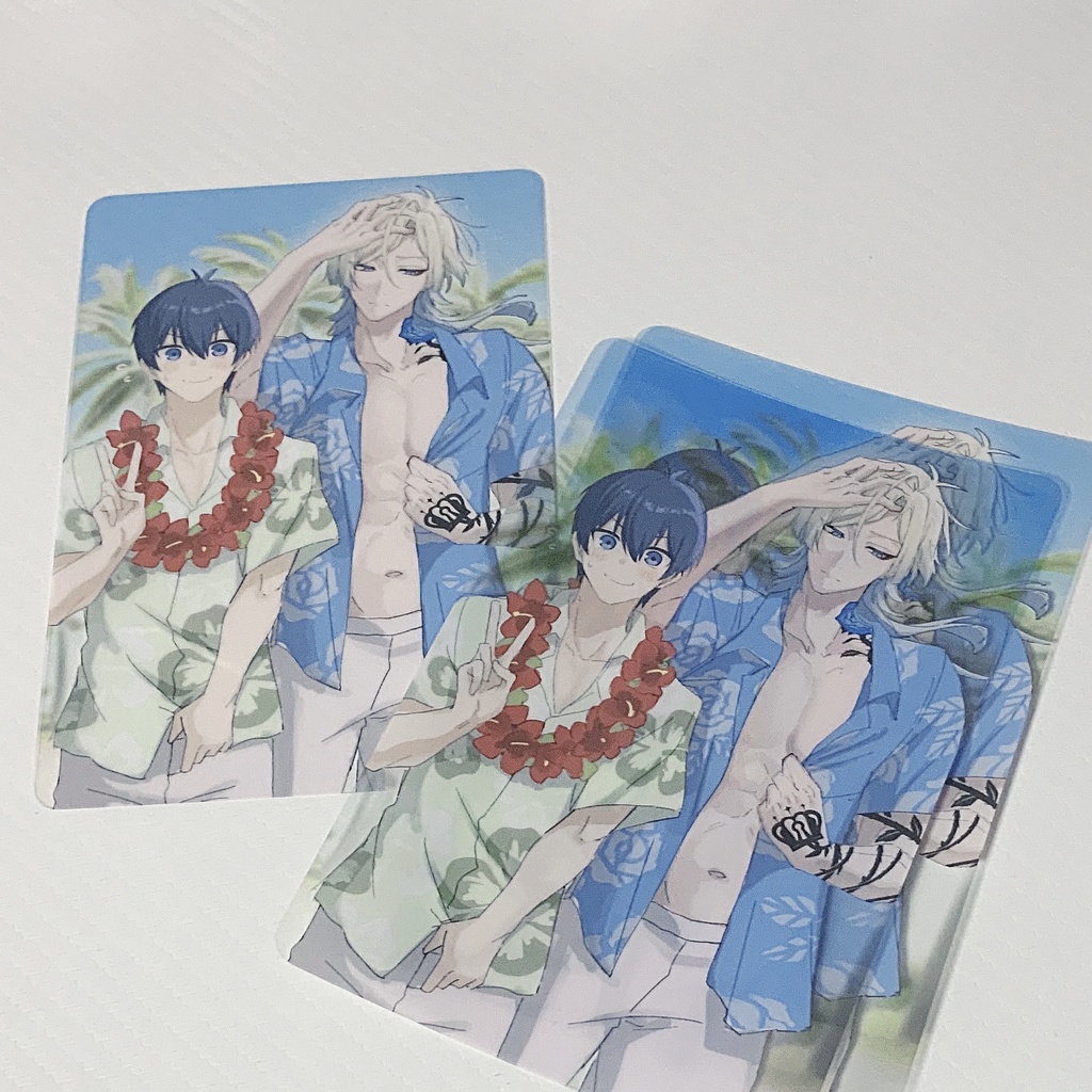 グッズ購入おまけ　クリアカード　見本