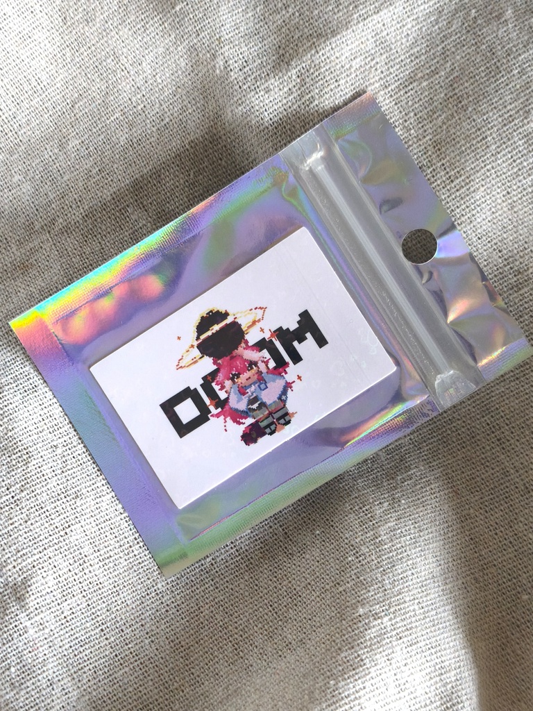 ホロライブ　ラオーラ　ステッカー（DOOM）
