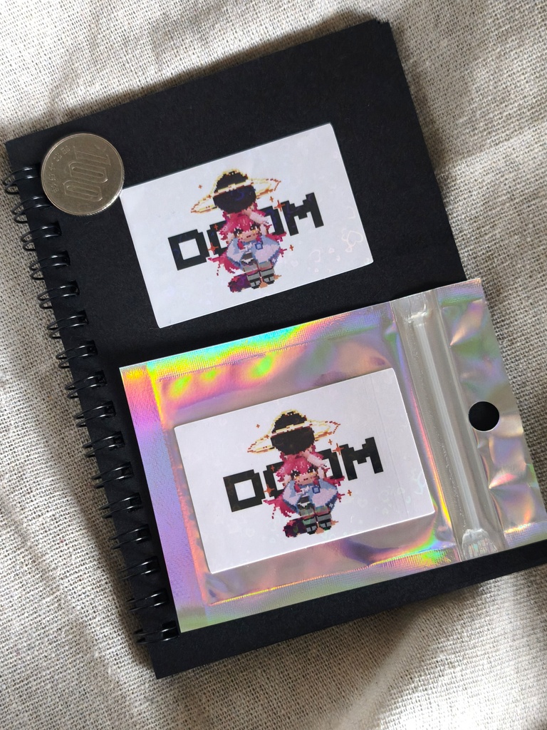 ホロライブ ラオーラ ステッカー(DOOM)