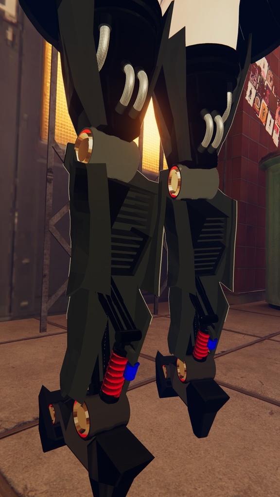 【VRChat】サイバー義足ver1.5【しなの専用】