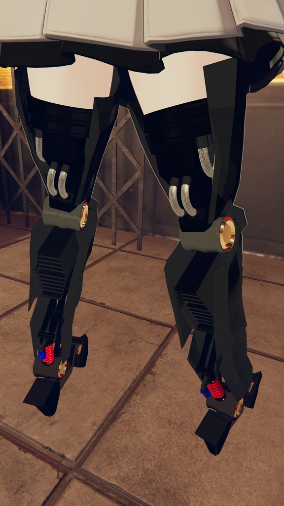 【VRChat】サイバー義足ver1.5【しなの専用】