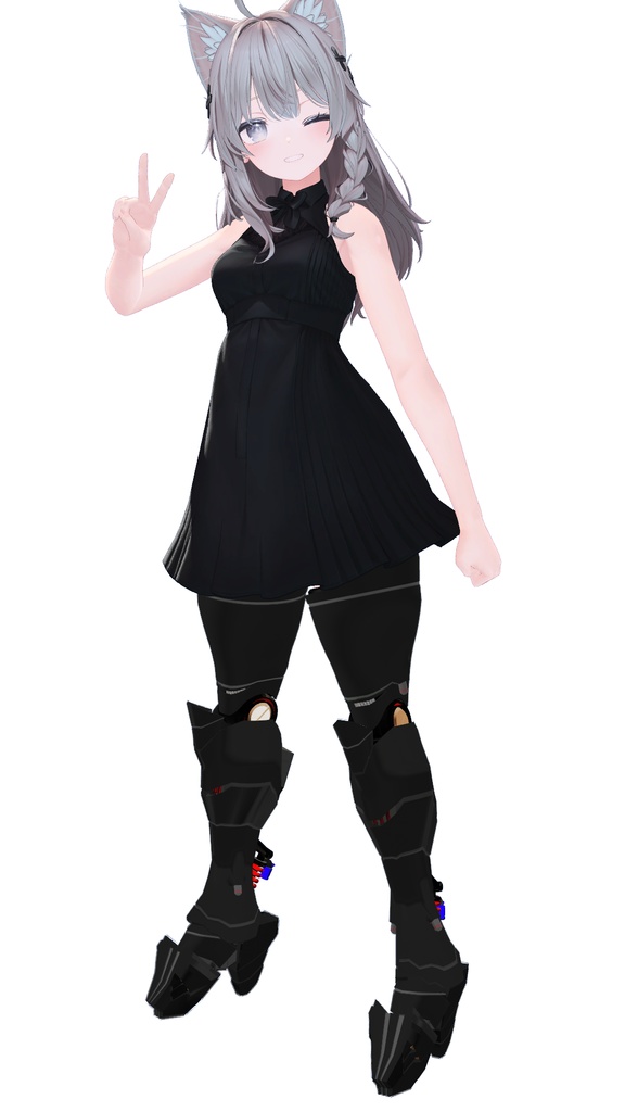 【VRChat】サイバー義足ver1.5【しなの用】