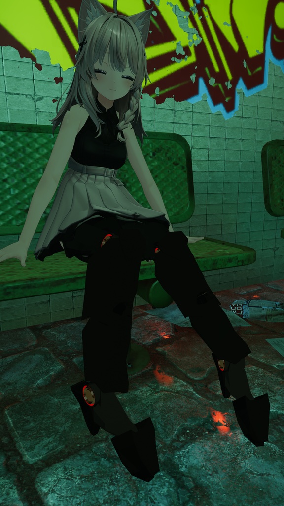 【VRChat】サイバー義足ver1.5【しなの専用】