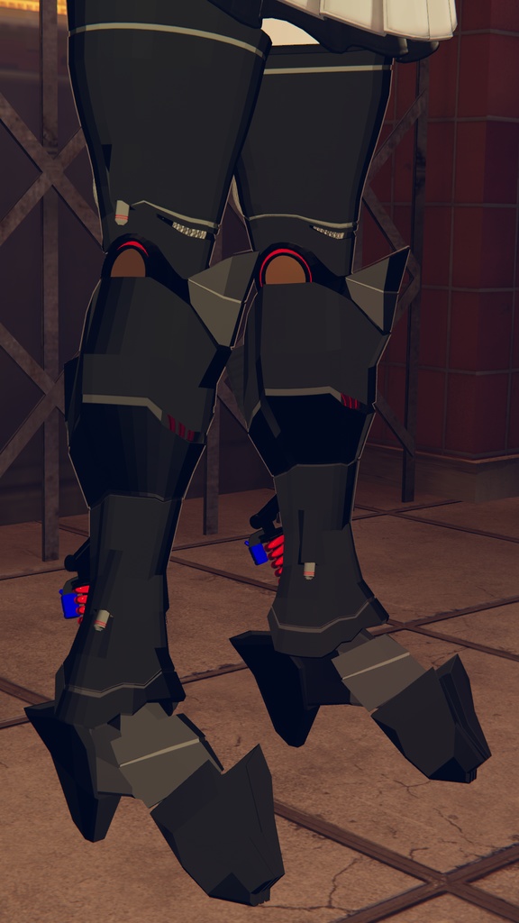 【VRChat】サイバー義足ver1.5【しなの専用】