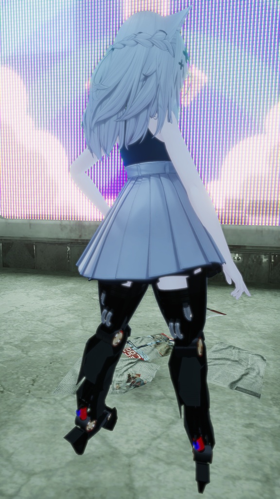 【VRChat】サイバー義足ver1.5【しなの専用】