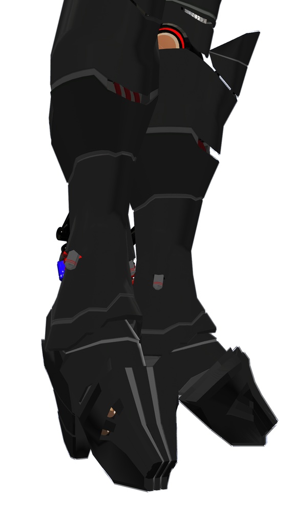 【VRChat】サイバー義足ver1.5【しなの用】