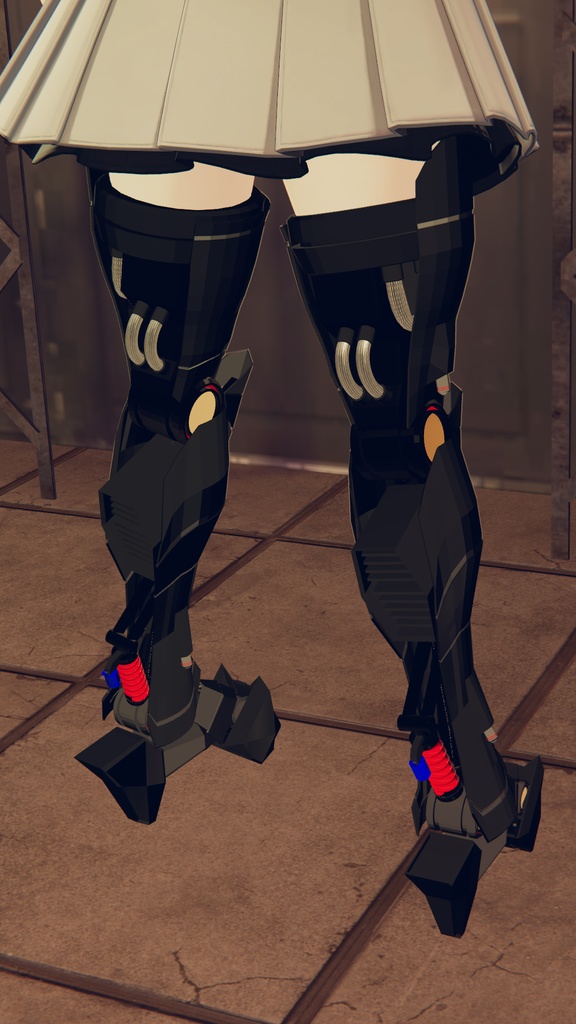 【VRChat】サイバー義足ver1.5【しなの専用】